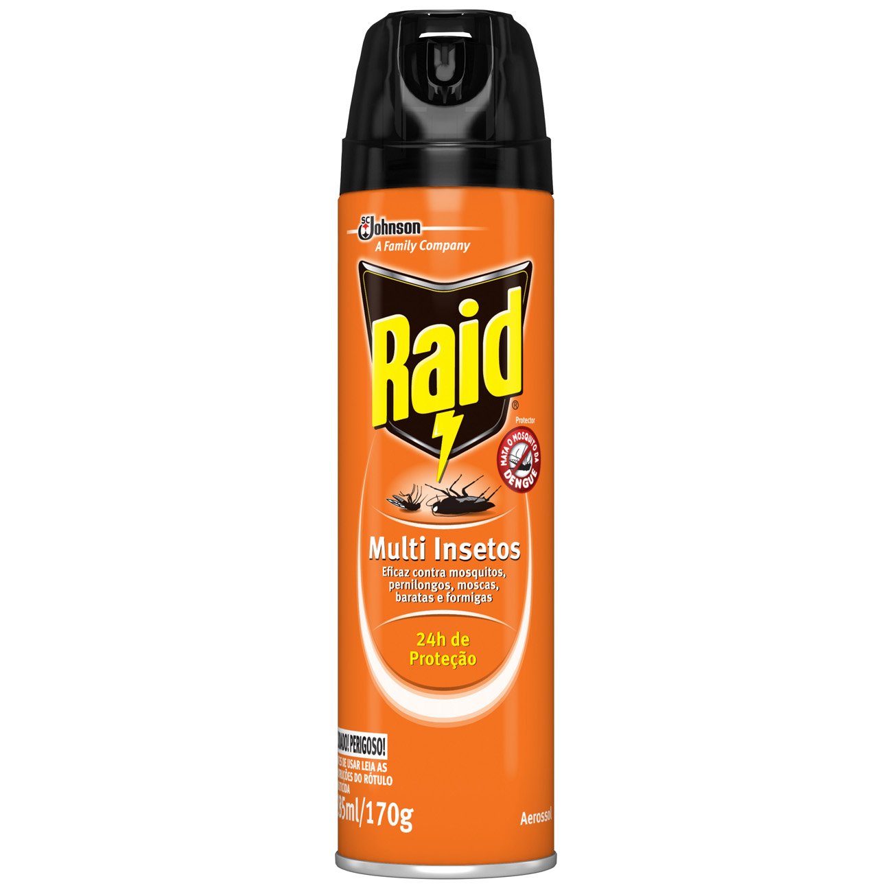 Inseticida Raid Multi-Insetos aerosol, 300mL + grátis, 150mL - Inseticida  Raid Multi-Insetos aerosol, 300mL + grátis, 150mL - CERAS JOHNSON