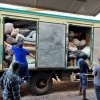 Caminhão da Cooperoque leva donativos à Lajeado